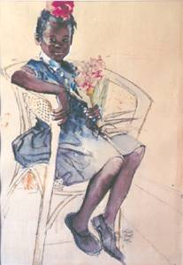 Gloria by Charles Hawes - West Indian Girl in U.S. Virgin Islands