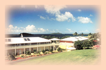 Exterior of Tamarind Reef Hotel & Green Cay Marina in St. Croix, U.S. Virgin Islands