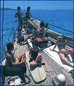 On Deck Yacht NIGHTWIND