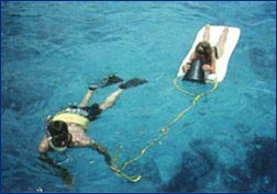Snorkeling off Yacht NIGHTWIND