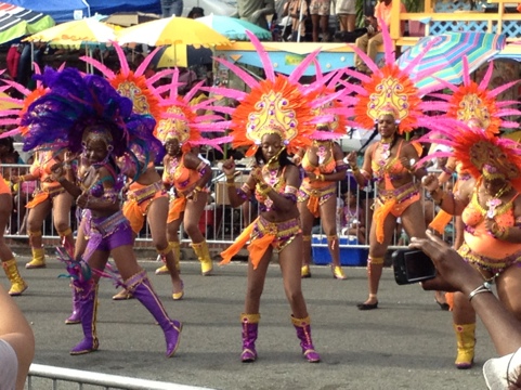Carnival Dancers in Parade