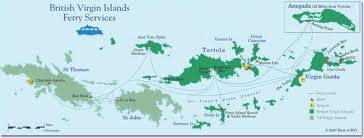 there are a number of ferry options between the island of the british virgin islands and also to the us virgin islands when travelling within the